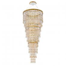 Schonbek 1870 S9192-22R - Pavona 36 120-277V Pendant in Heirloom Gold with Radiance Crystal